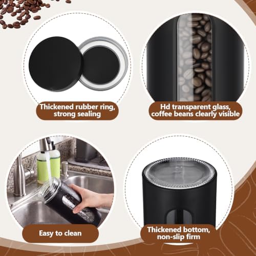 Suclain Stainless Steel Coffee Grounds Canisters Container with Shelf - Image 6