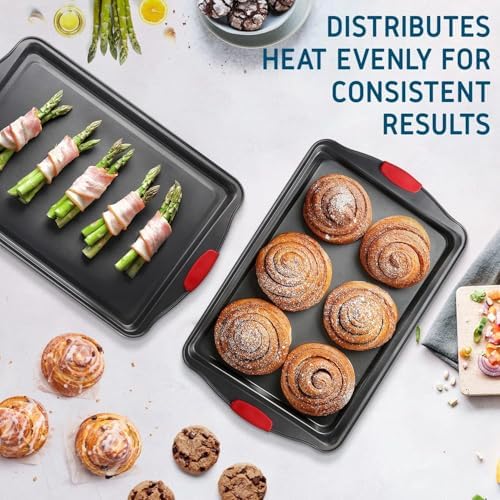 Eatex Baking Sheet Set, 2 Piece Baking Pans Set, Cookie Sheets for Baking - Image 7