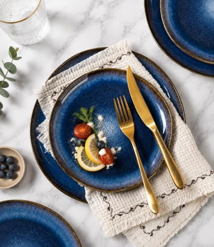 AmorArc Ceramic Dinnerware Sets for 6, 18Pcs Plates and Bowls Sets Dishes - Image 5