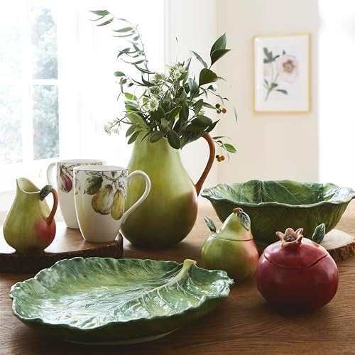 Spode Nature's Bounty Figural Leaf Bowl, Green Cabbage, 10.5 Inch - Image 3