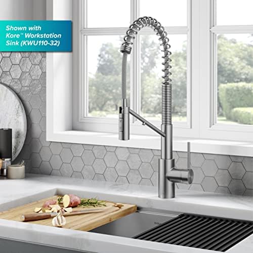 KRAUS Oletto 2-in-1 Commercial Style Pull-Down Single Handle Water Filter Kitchen Faucet for Reverse Osmosis or Water Filtration System in Spot-Free Stainless Steel, KFF-2631SFS - Image 2