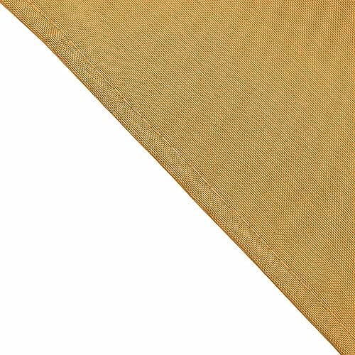 25 pcs 17-Inch Gold Polyester Table Napkins Reusable Washable Wedding Party Dinner Linens Tableware Supplies - Image 3
