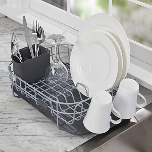 KitchenAid Carbon Steel Dishrack, one Size, Charcoal, Low Profile (Pack of 2) - Image 5