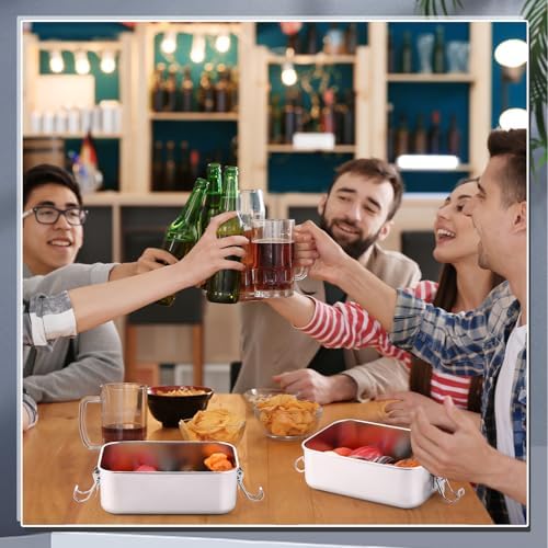 Umigy Stainless Steel Food Containers, 1000ml, Divided, 4 Pcs - Image 6