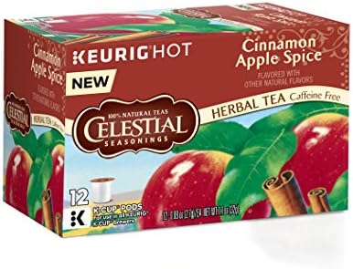 Celestial Seasonings Cinnamon Apple Spice Herbal Tea, Single-Serve Keurig K-Cup Pods, 72 Count - Image 3