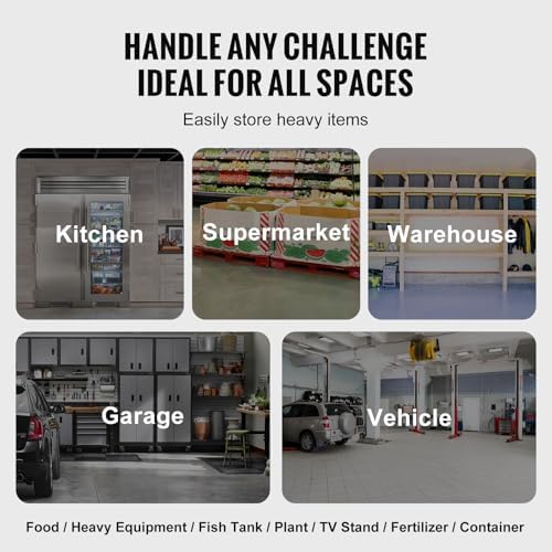 VEVOR Aluminum Dunnage Rack, 60” x 20” Commercial Food Floor Rack, 12” Off the Floor, 1800 lbs Capacity All-Welded Aluminum Storage, for Storage in Restaurants, Kitchens, Garages and Vehicles - Image 6