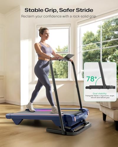 UREVO Walking Pad Handle Bar Only, Universal Compatible for Walking Pads 23.6'' Wide, Transform WalkingPad Into a Treadmill in Seconds, Easy Moving with Wheels, Quick Assembly, Sturdy Design - Image 2