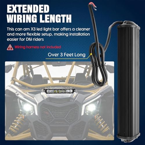 Chelhead 30W LED Light Bar with Extend Wiring & Heavy-Duty Mounting Bracket - Image 4