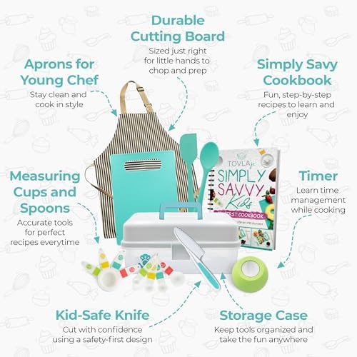 TOVLA JR. Kids Real Cooking Set | Kitchen Learning | Ages 6-12 - Image 2