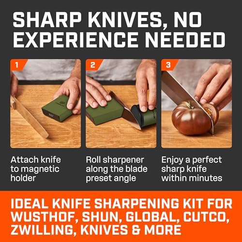 TUMBLER Pro Rolling Knife Sharpener™ (Green) - Image 3