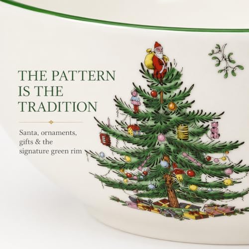 Spode Christmas Tree Medium Round Holiday Serving Bowl - Image 5