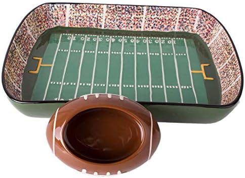 Football Stadium Chip And Dip Sports Serving Set - Image 3