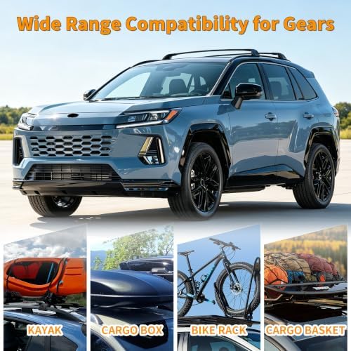 Autekcomma Lockable 260lbs Roof Rack Cross Bars Fits 2026 Toyota RAV4 - Image 6