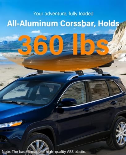 360lbs Roof Rack Cross Bar Compatible for Jeep Cherokee 2014-2023 - Image 6