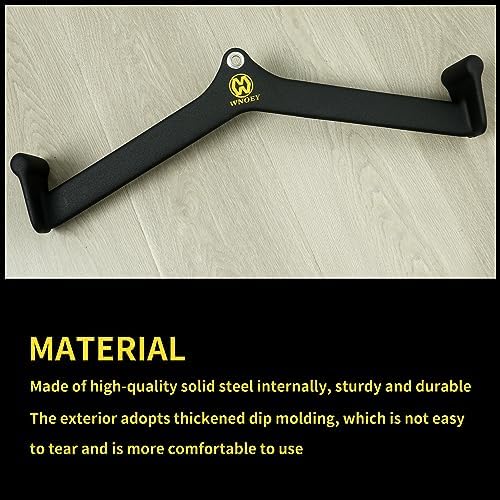 LAT Pulldown Attachment,Back Tricep Bar Strength Training,Handle Grips LAT Pull Down Bar Press Down Exercises,Cable Machine Accessories, Cable Back Attachments for Home Gym - Image 6