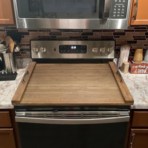 GASHELL Noodle Board Stove Cover with Handles for Electric, Gas Stove Top - Image 3