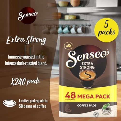 Senseo Extra Strong Coffee Pods - Dark Roast with Intense & Bold 240 Count - Image 4