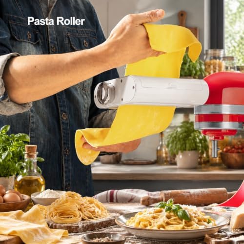 Antree 3 in 1 Pasta Attachment for KitchenAid Stand Mixers with Drying Rack - Image 4