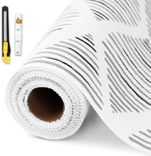 Drawer and Shelf Liner for Kitchen Cabinet Non-Adhesive 12in x 10FT by GTJ