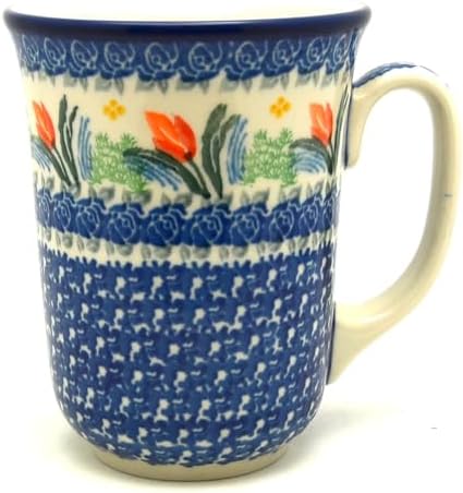 Polish Pottery Mug - 16 oz. Bistro - Signs of Spring by Polish+Pottery+Gallery