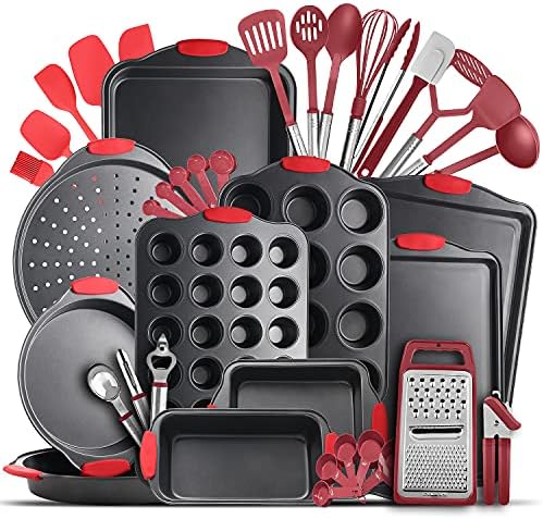 Eatex Baking Sheet Set, 39 Piece Baking Pans Set, Cookie Sheets for Baking by Eatex