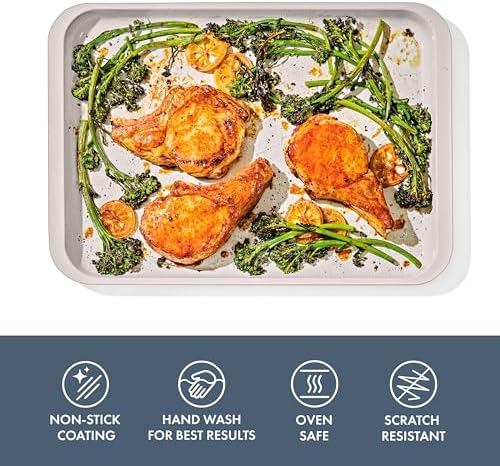 OXO Good Grips Non-Stick Pro Ceramic Coated Metal Bakeware Half Sheet Pan - Image 2