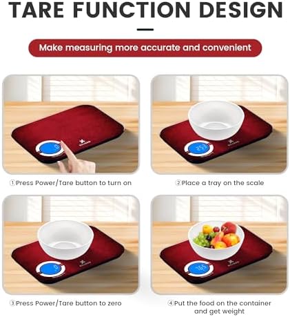 EILISON Smart Kitchen Food Scale,Bluetooth,8000g Cap,Nutrition Calculator - Image 5