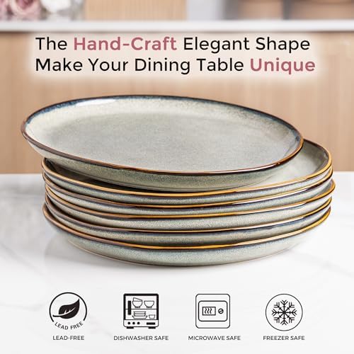 AmorArc Ceramic Dinnerware Sets for 8, 24Pcs Plates and Bowls Sets Dishes - Image 3