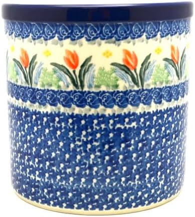 Polish Pottery Utensil Holder - Signs of Spring by Polish+Pottery+Gallery