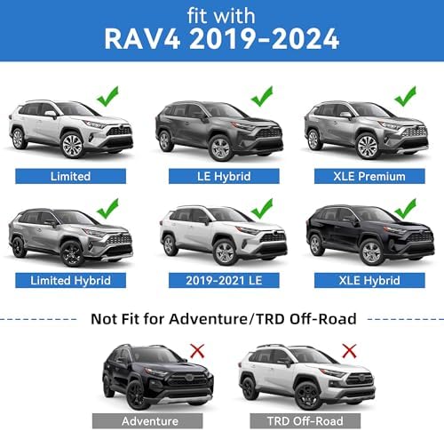 FLYCLE Lockable Roof Rack Cross Bars for 2019-2025 RAV4 - Image 5