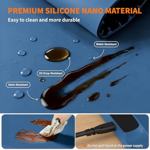 Warming Mat for Food with Heat Resistant Pad for Family Dinner, 35.8"x15.0" - Image 4