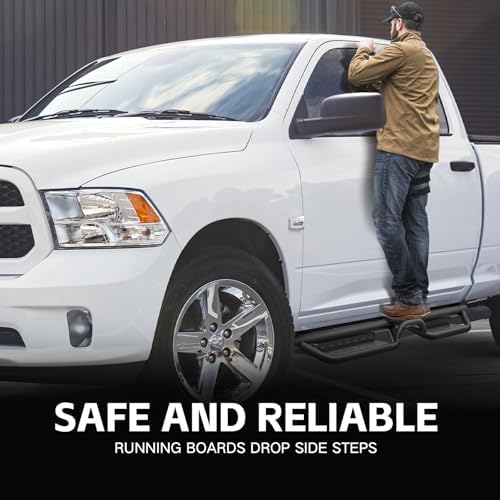 Quad Cab Running Boards Fits 2009-2026 Dodge Ram 1500 2500 3500 - Image 3