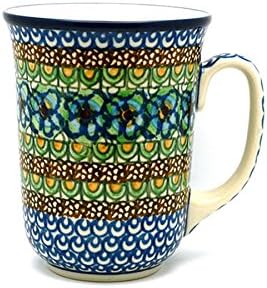 Polish Pottery Mug - 16 oz. Bistro - Unikat Signature U151 by Polish+Pottery+Gallery