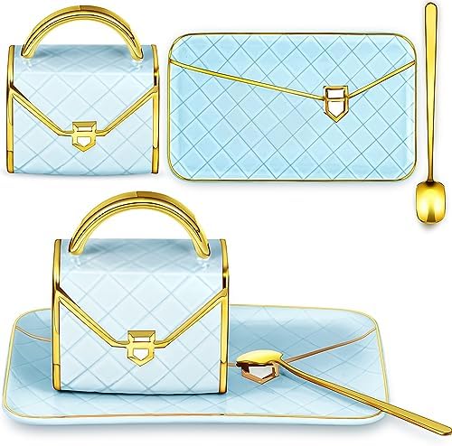 Zubebe 1 Set Coffee Mug Elegant Handbag Shaped Cup,Blue by Zubebe