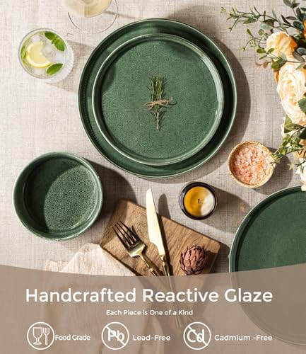 GBHOME Stoneware Dinnerware Sets for 4,12-Piece Plates and Bowls Set - Image 2