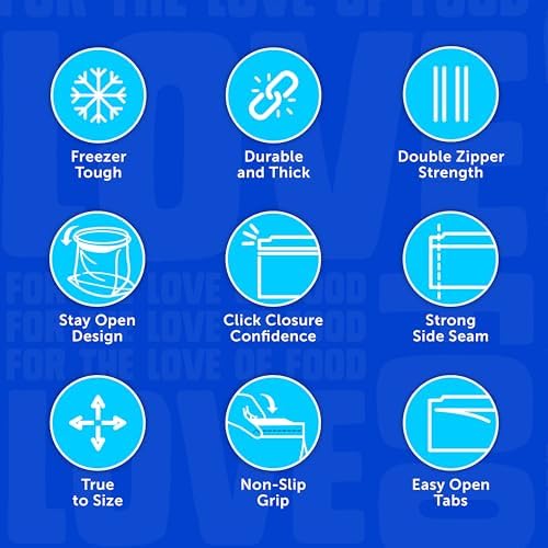 Ziploc Gallon Freezer Bags, Food Storage, 132 Total Bags (66 Count, 24-Pack) - Image 4