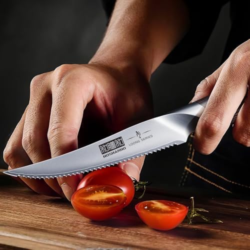 HOSHANHO 5 inch Tomato Knife, Ultra Sharp Japanese Tomato Slicer Knife - Image 6