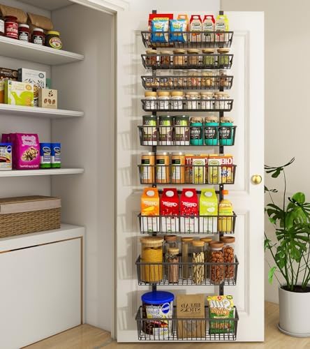 Mefirt 9-Tier Over The Door Pantry Organizer, Pantry Storage & Organization by Mefirt