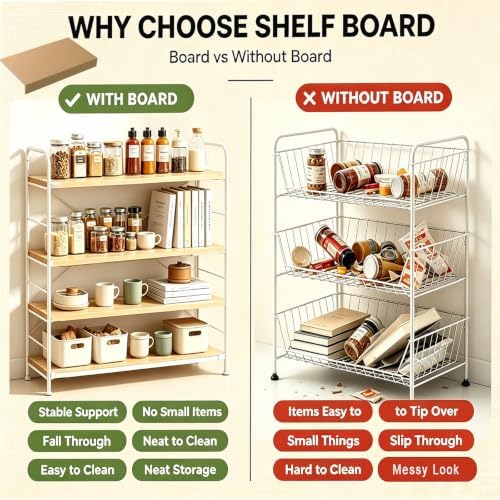 Wire Shelf Covers Wood Wire Rack Covers for Pantry Shelving Wood Wire Shelf Covers for Closet Shelves, Laundry Room,Kitchen Organization (5PCS,White,39" Lx12 Dx2 H) - Image 5