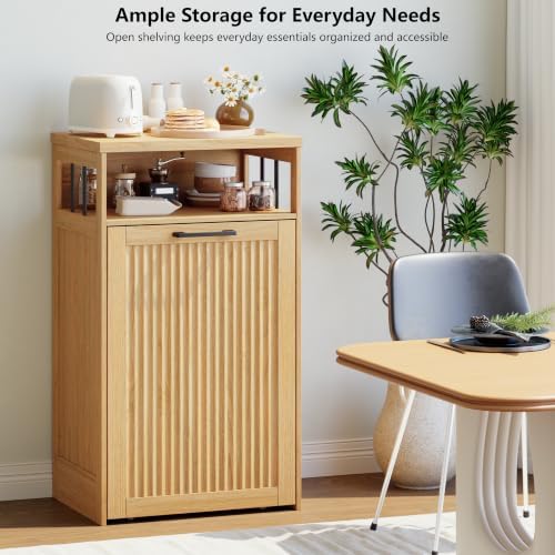 13 gallon Pull Out Trash Can Cabinet for Kitchen- Hidden Garbage Storage - Image 5