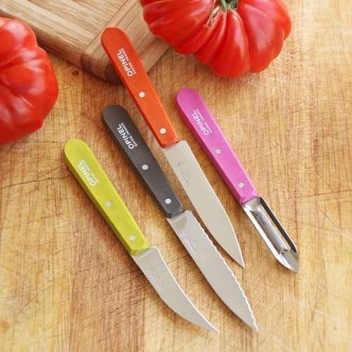 OPINEL Les Essentiels 4 Piece Small Kitchen Knife Set (50s) - Image 4