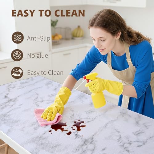 Shelf Liners for Kitchen Cabinets 12in x 30FT, Non Adhesive Drawer Liner - Image 4