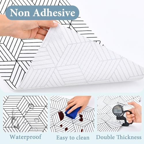 Shelf Liners for Kitchen Cabinets Non Adhesive Shelf Liner Paper Non-Slip - Image 5