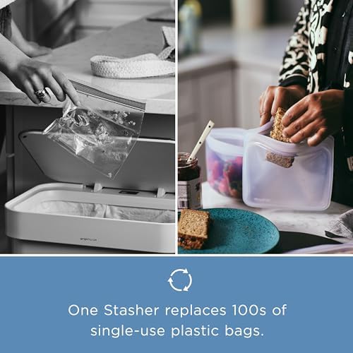 Stasher Reusable Kids Lunch Collection, 3-Pack Set with Lunch Bag - Image 6