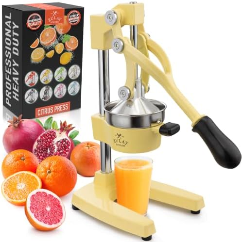Zulay Kitchen Cast Iron Juicer, Orange Manual Juicer, Citrus Press, Lemon by ZulayKitchen