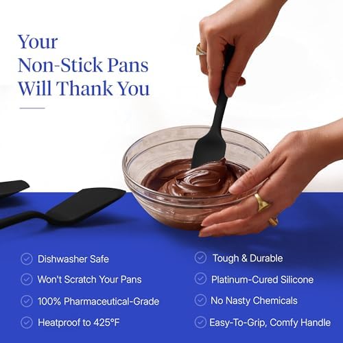 GIR: 5-Piece Silicone Ultimate Kitchen Utensils Set – Black - Image 4