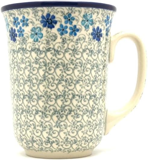 Polish Pottery Mug - 16 oz. Bistro - Sea Blossom by Polish+Pottery+Gallery