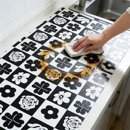 Drawer and Shelf Liner for Kitchen Cabinet,Non Adhesive Anti-Slip - Image 3