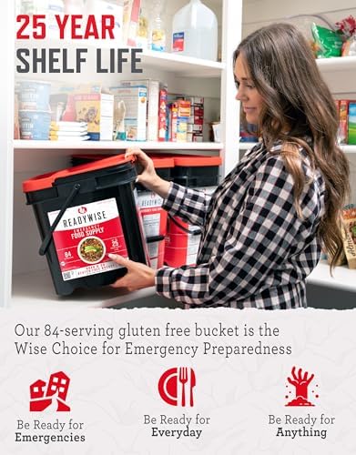READYWISE Emergency Food Survival Supply 84 Servings, Gluten Free Bucket - Image 3