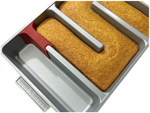 Baker's Edge Original All Edges Brownie Pan including lid, spatula & wedge - Image 2